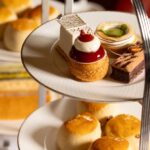 Champagne Afternoon Tea Hotel Cafe Royal, London.