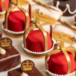 Exquisite crown cakes served as part of the Intercontinental Park Lane afternoon tea in London - special offer.