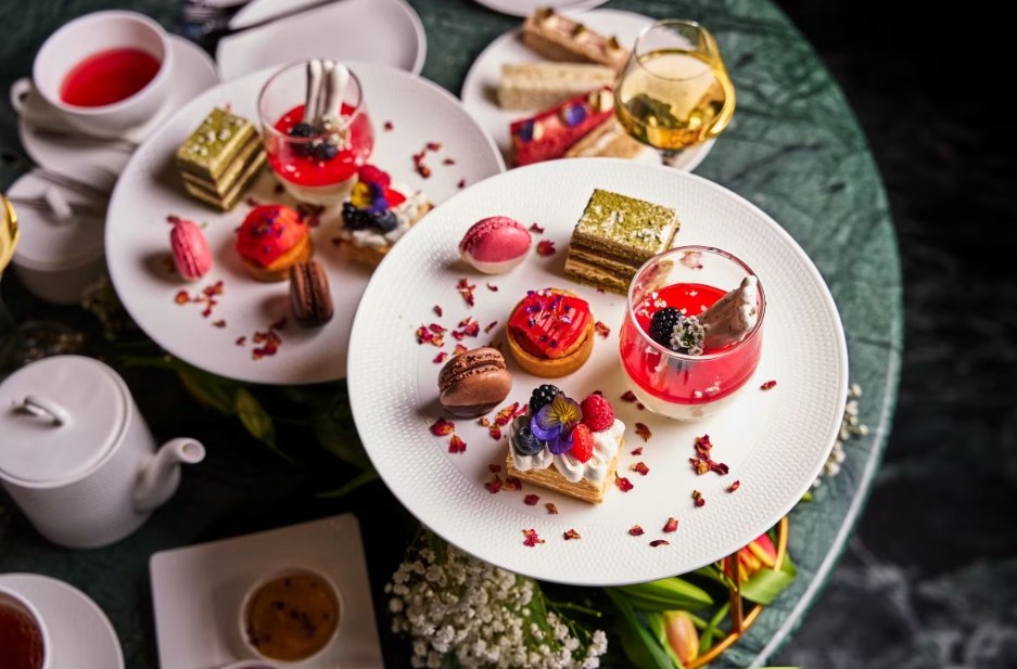 A stunning afternoon tea in London at the Montcalm Hotel, Mayfair.
